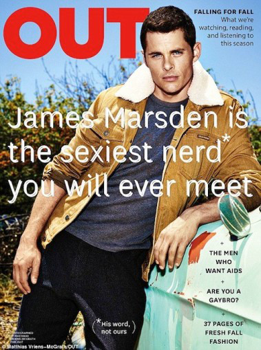 James Marsden, OUT Magazine James Marsden, OUT Magazine